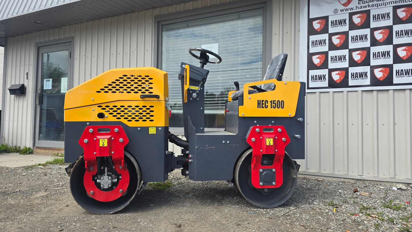 HEC Vibratory Roller Compactor 1.5 ton with Briggs & Stratton Engine