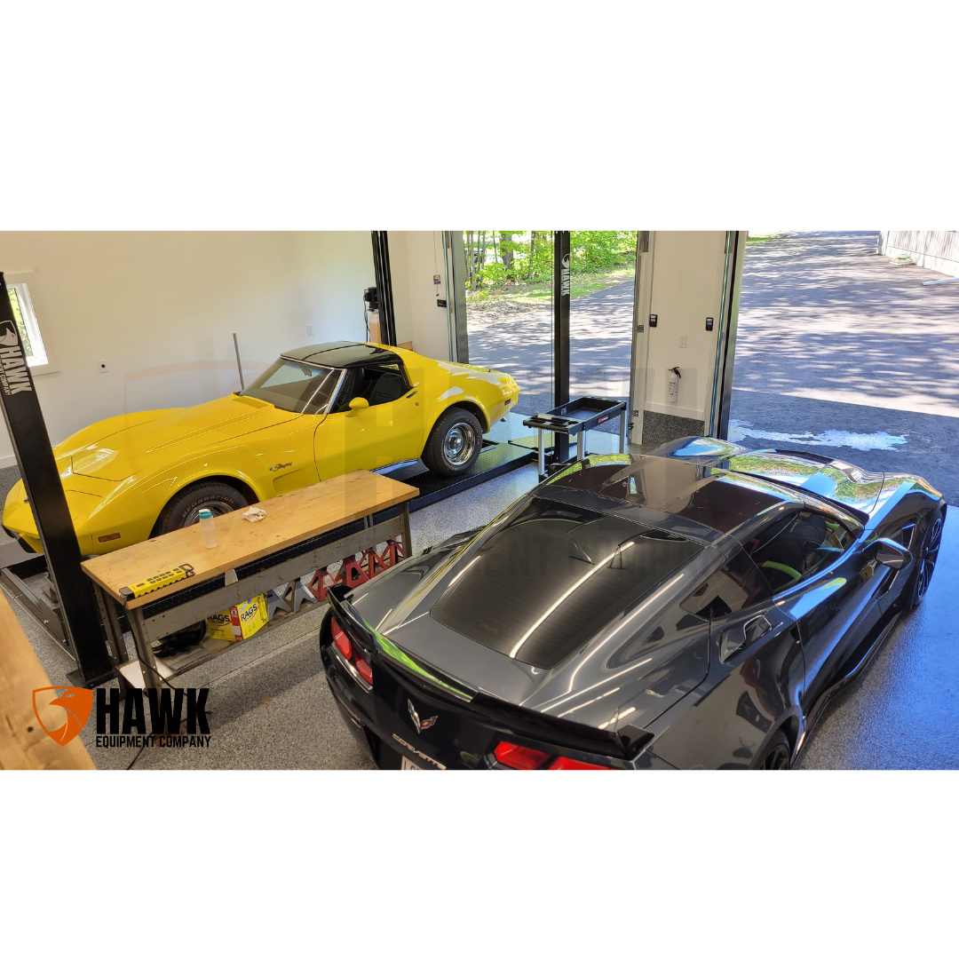 HEC 4 Post Car Parking Lift 9000 lbs