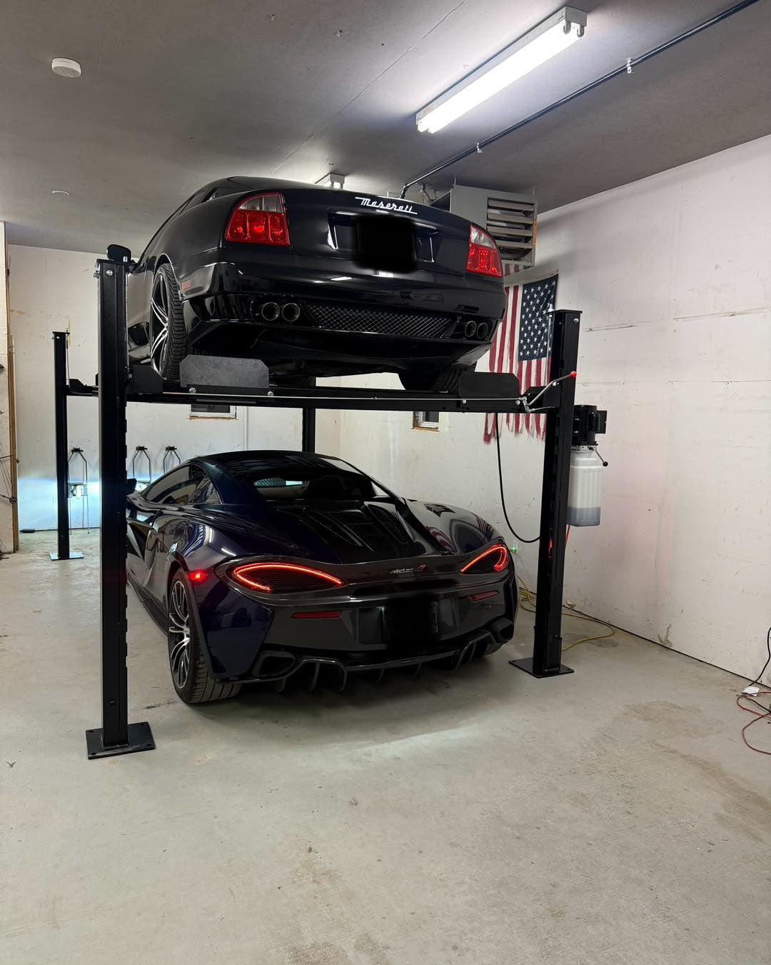 HEC 4 Post Car Parking Lift 9000 lbs