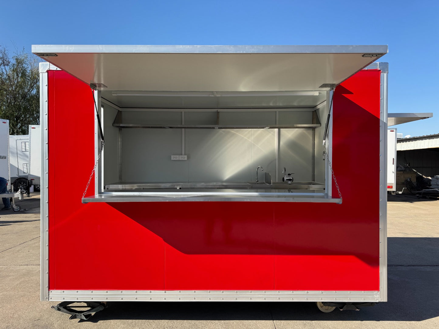 HEC Food cart 10 feet 3 sinks