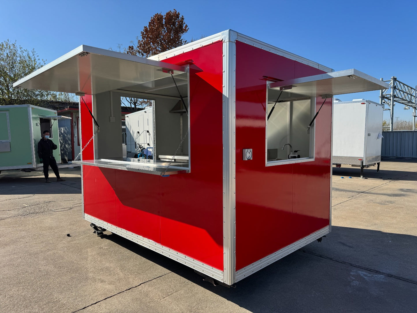HEC Food cart 10 feet 3 sinks