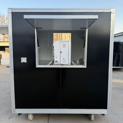 HEC Square Food Cart 3 sinks 7 ft
